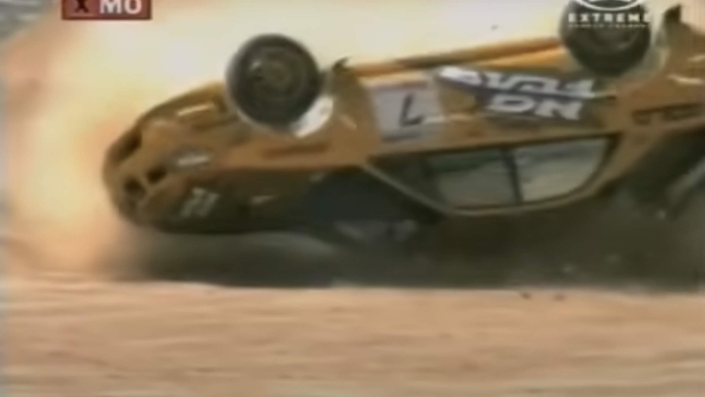 Colin McRae's Impreza mid-roll